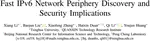 Fast IPv6 Network Periphery Discovery and Security Implications