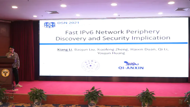Speech of the DSN '21 paper: Fast IPv6 Network Periphery Discovery and Security Implications