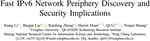 Fast IPv6 Network Periphery Discovery and Security Implications