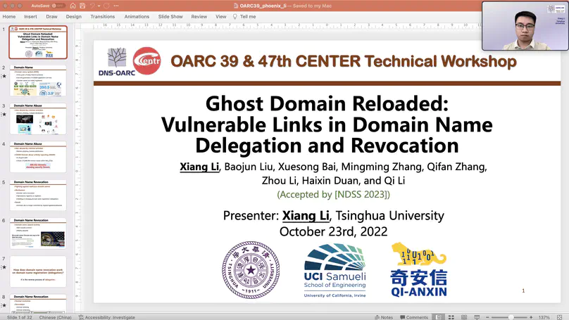 OARC 39 & 47th CENTR Technical Workshop